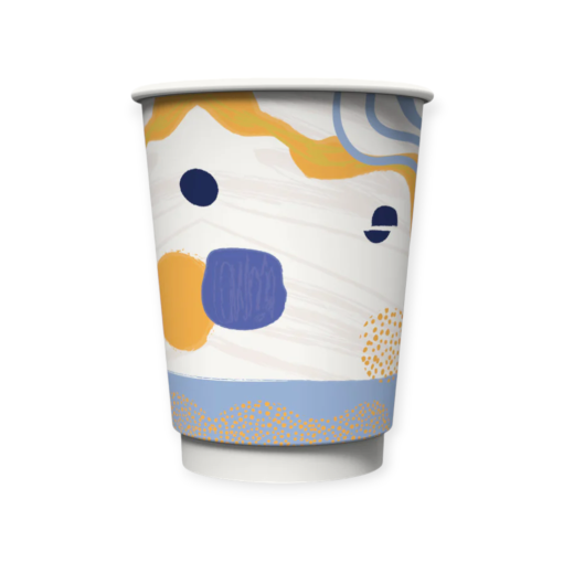 ΧΑΡΤΙΝΟ ΠΟΤΗΡΙ ΔΙΠΛΟΤΟΙΧΟ SPACE 14oz 25τμχ - Image 2