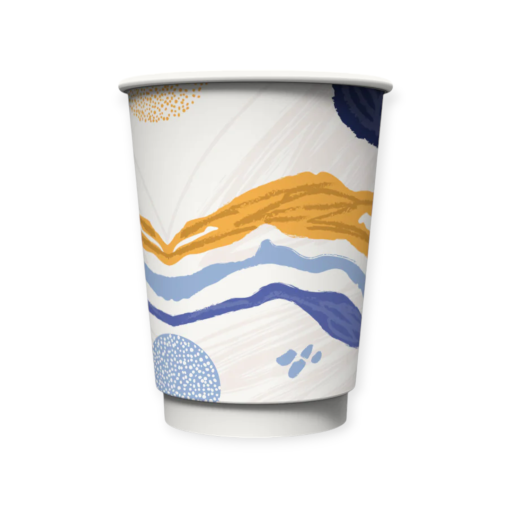 ΧΑΡΤΙΝΟ ΠΟΤΗΡΙ ΔΙΠΛΟΤΟΙΧΟ SPACE 14oz 25τμχ