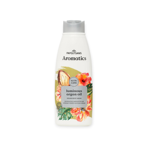 AROMATICS ΑΦΡΟΛΟΥΤΡΟ NUTRICARE LUMINOUS ARGAN OIL 600ml      